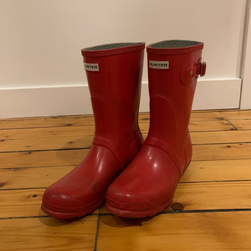 Hunter Boots (Short) Size 9